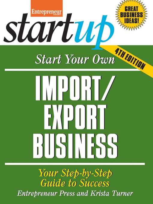 Title details for Start Your Own Import/Export Business by Entrepreneur magazine - Available